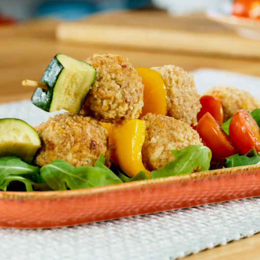 Traffic light kebabs