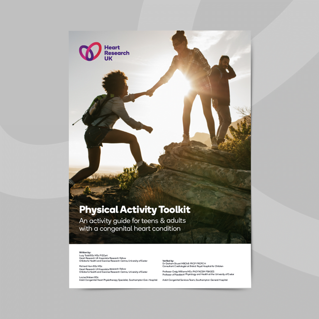 CHD Toolkit - Teens and adults - Heart Research UK