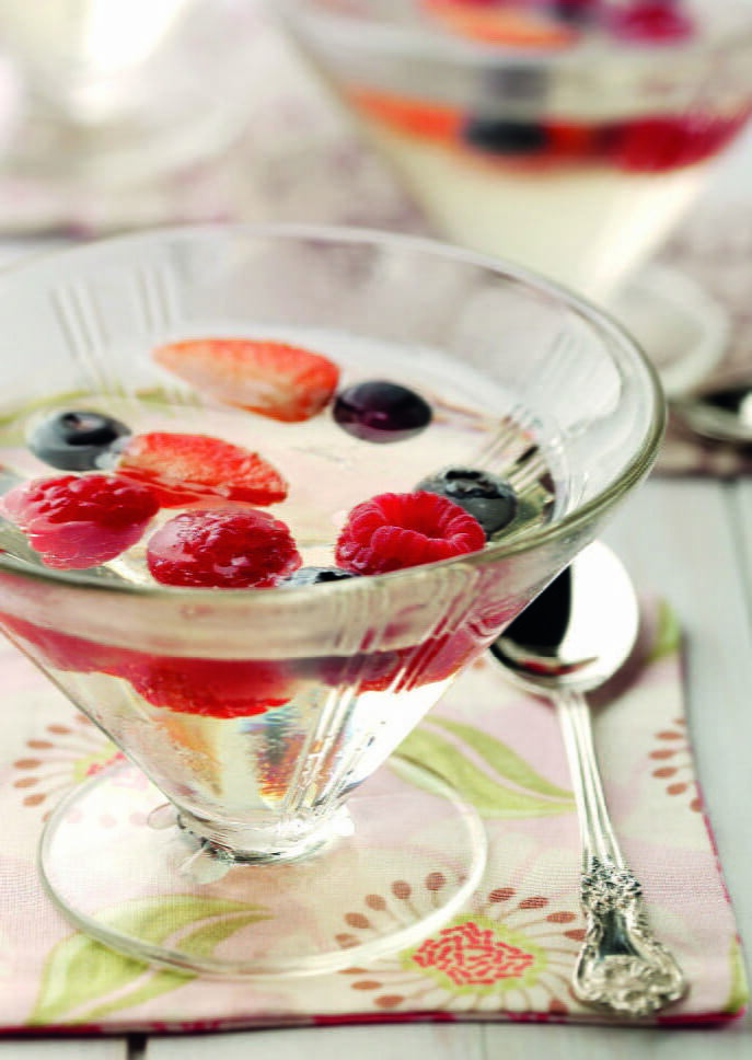 jelly with berries