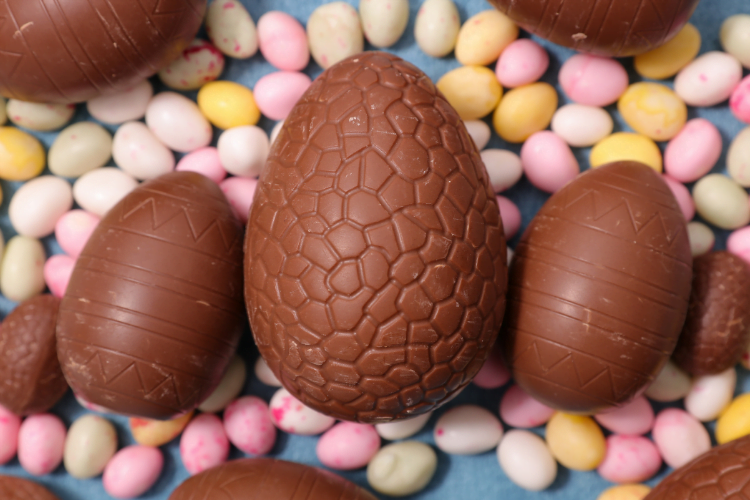 Chocolate Easter Egg Splash PNG PNG Images