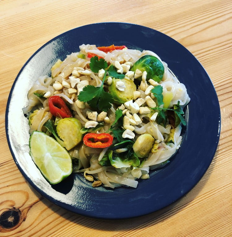 Brussel Sprouts Pad Thai
