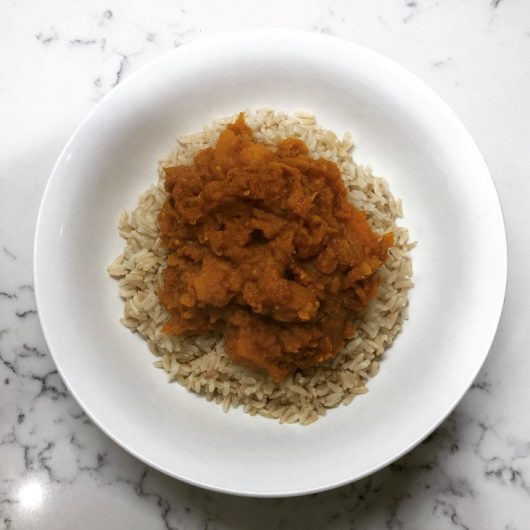 Lentil and Butternut Squash Dahl
