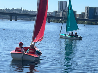 Innovate trust 1 Innovate trust project participants on a sail boat