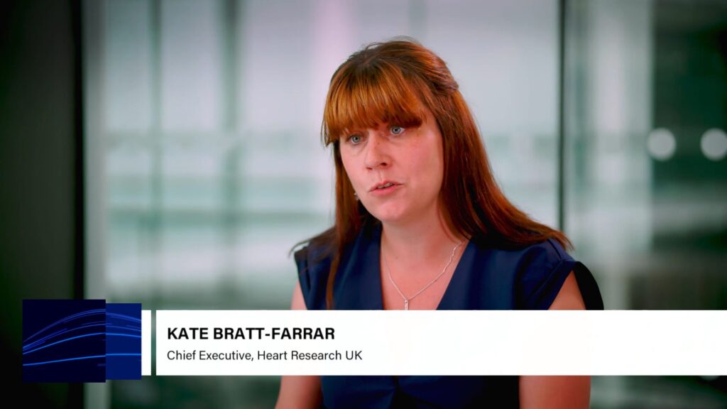 Kate Bratt-Farrar CEO of Heart Research UK on ITN
