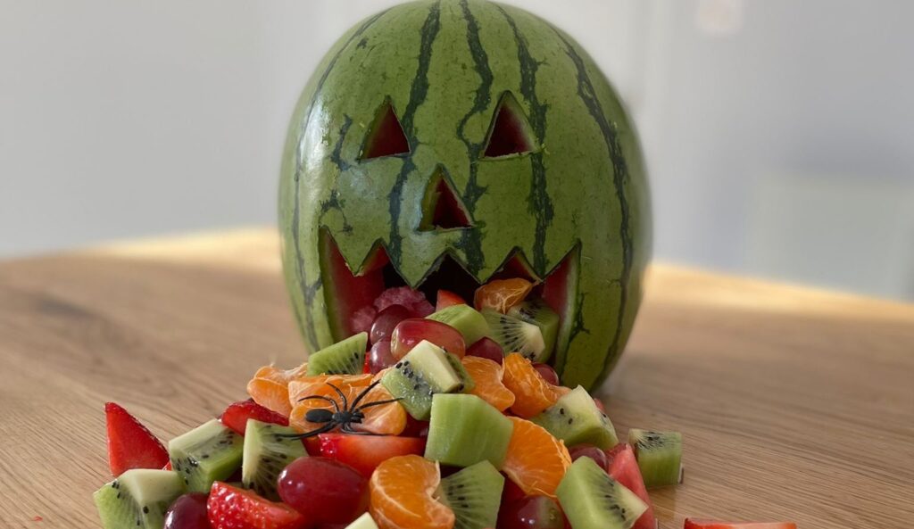 Spooky Watermelon Fruit Platter