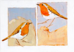 Lot No 234 - Two Robins (flat)