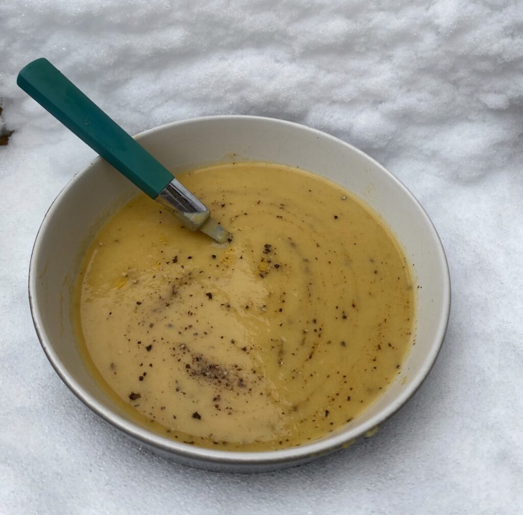 Festive Roasted Parsnip & Chestnut Soup