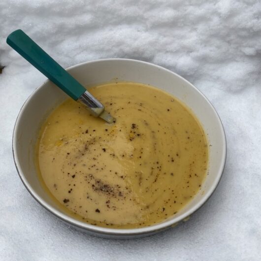 Festive Roasted Parsnip & Chestnut Soup