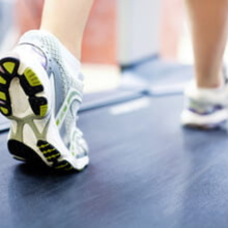 trainers on a tredmill