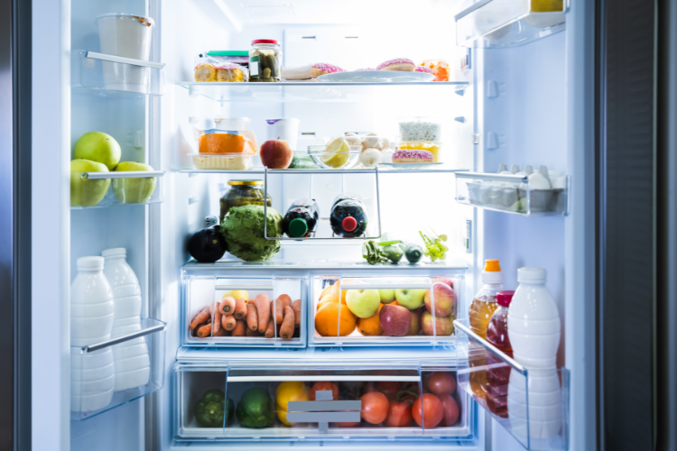 1 inside of fridge