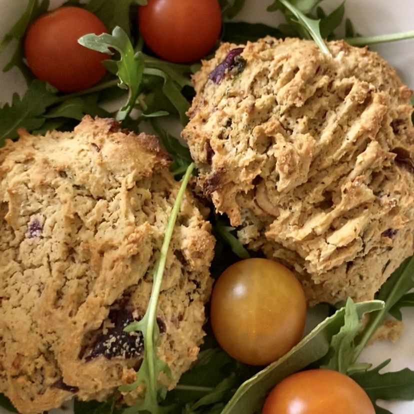 Falafel inspired Chickpea and Veggie Burgers