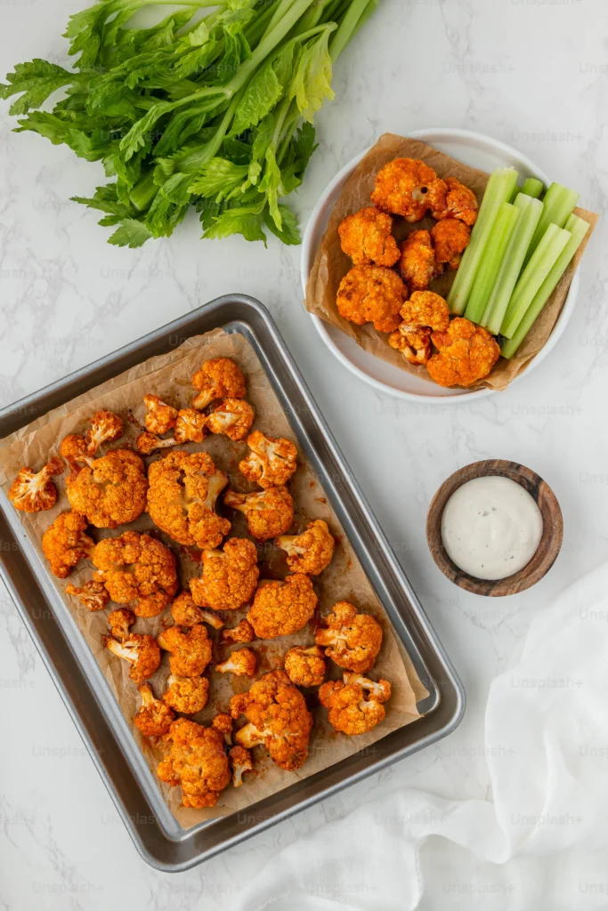 Roasted Cauliflower with Green Beans