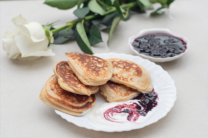 pic 1 pancakes and sauce
