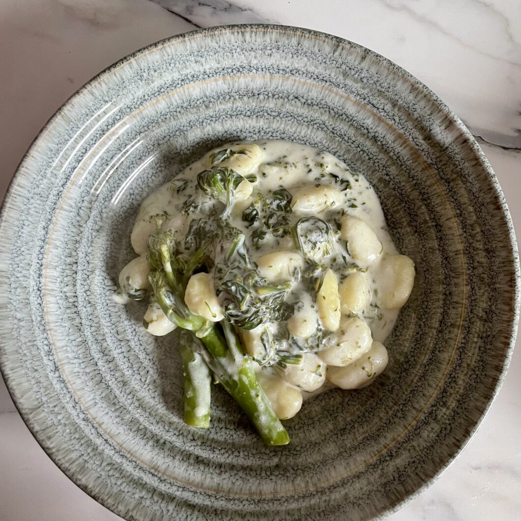 Creamy Gnocchi with Spring Vegetables