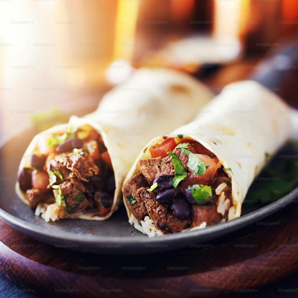 black bean burrito