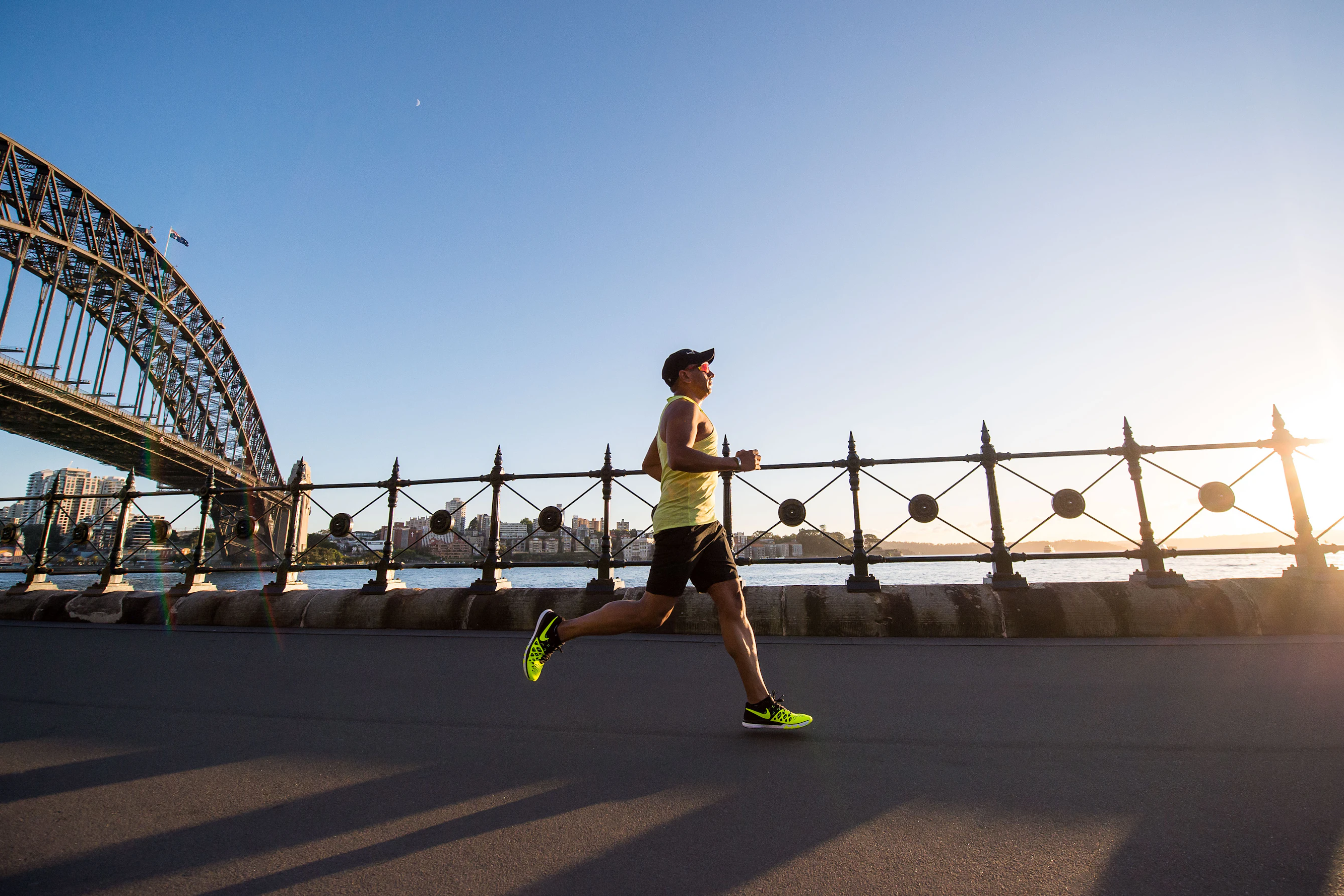 Benefits of physical activity on heart health 2 Person running