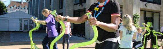 An outdoor gym for the female heart