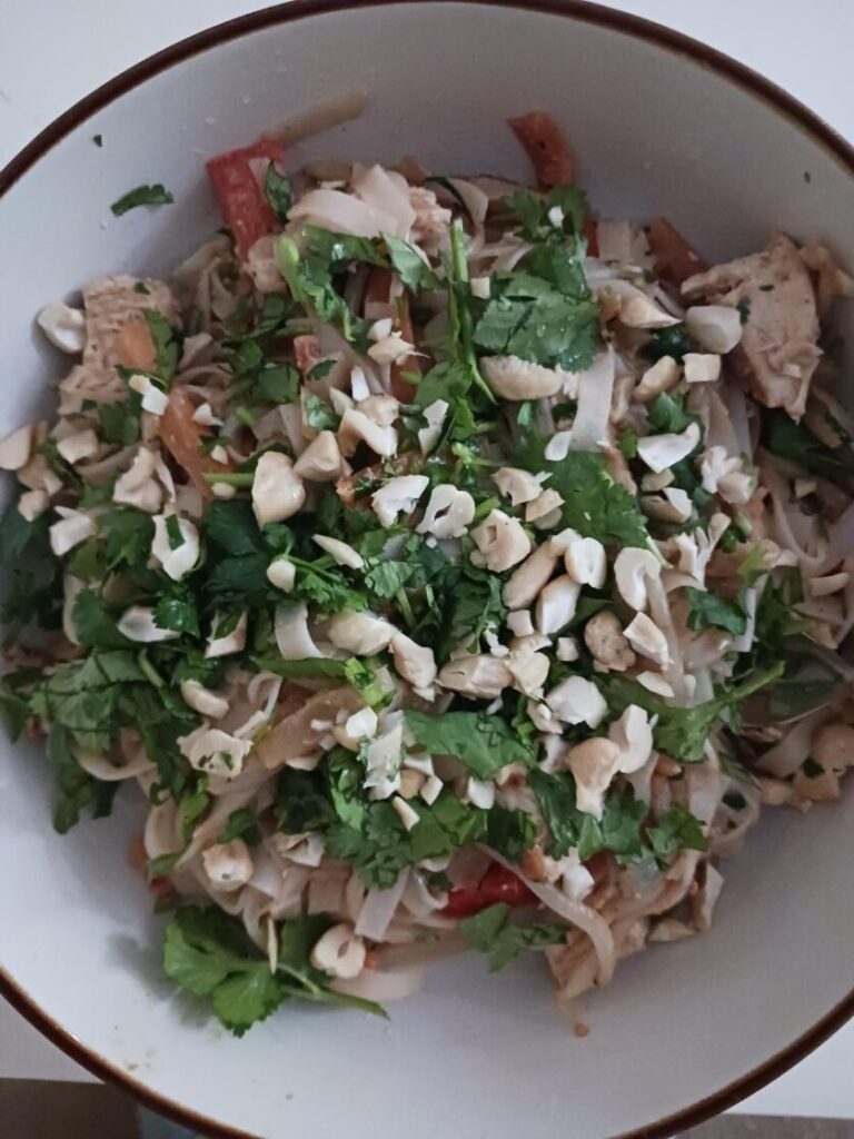 Healthy pad thai
