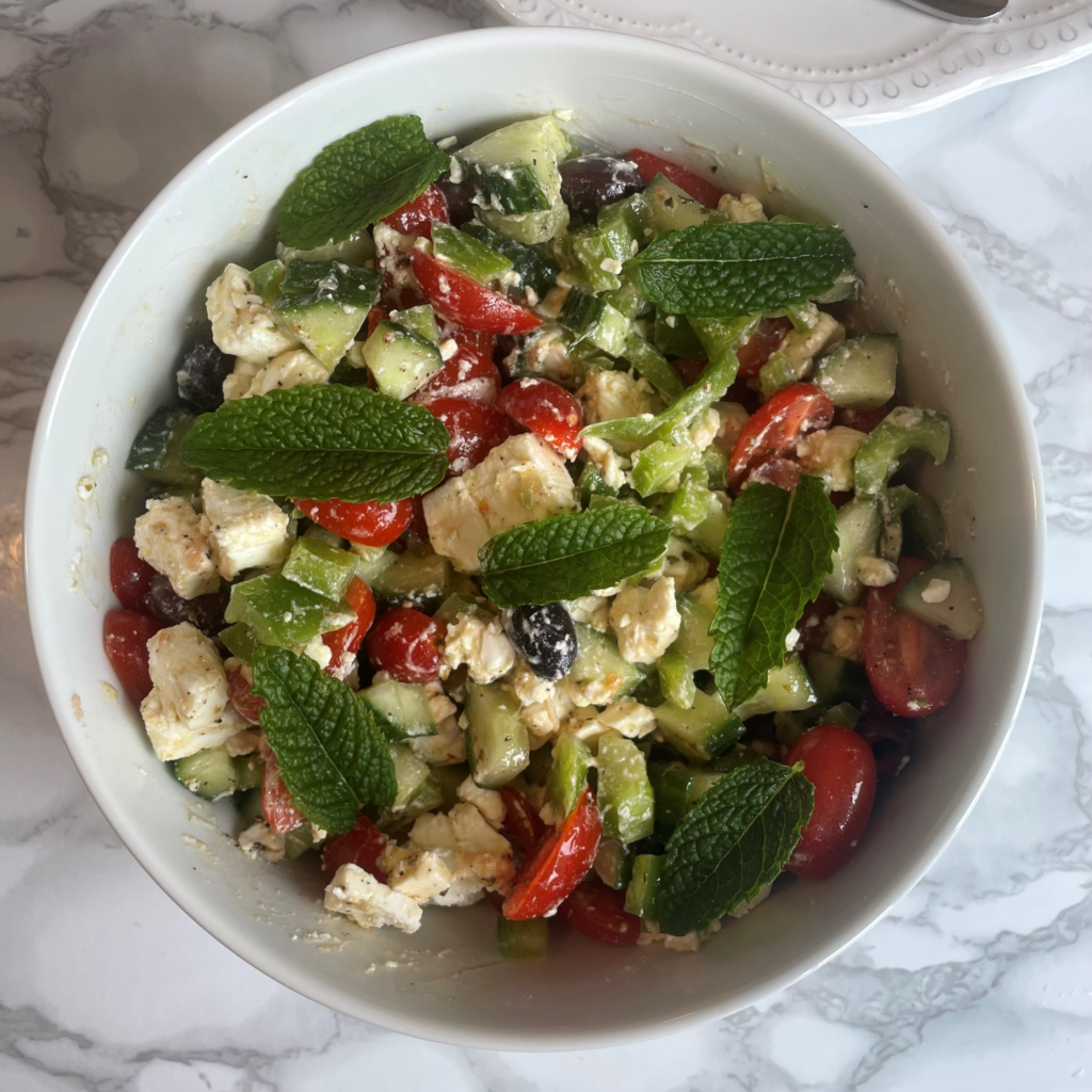 Simple greek salad