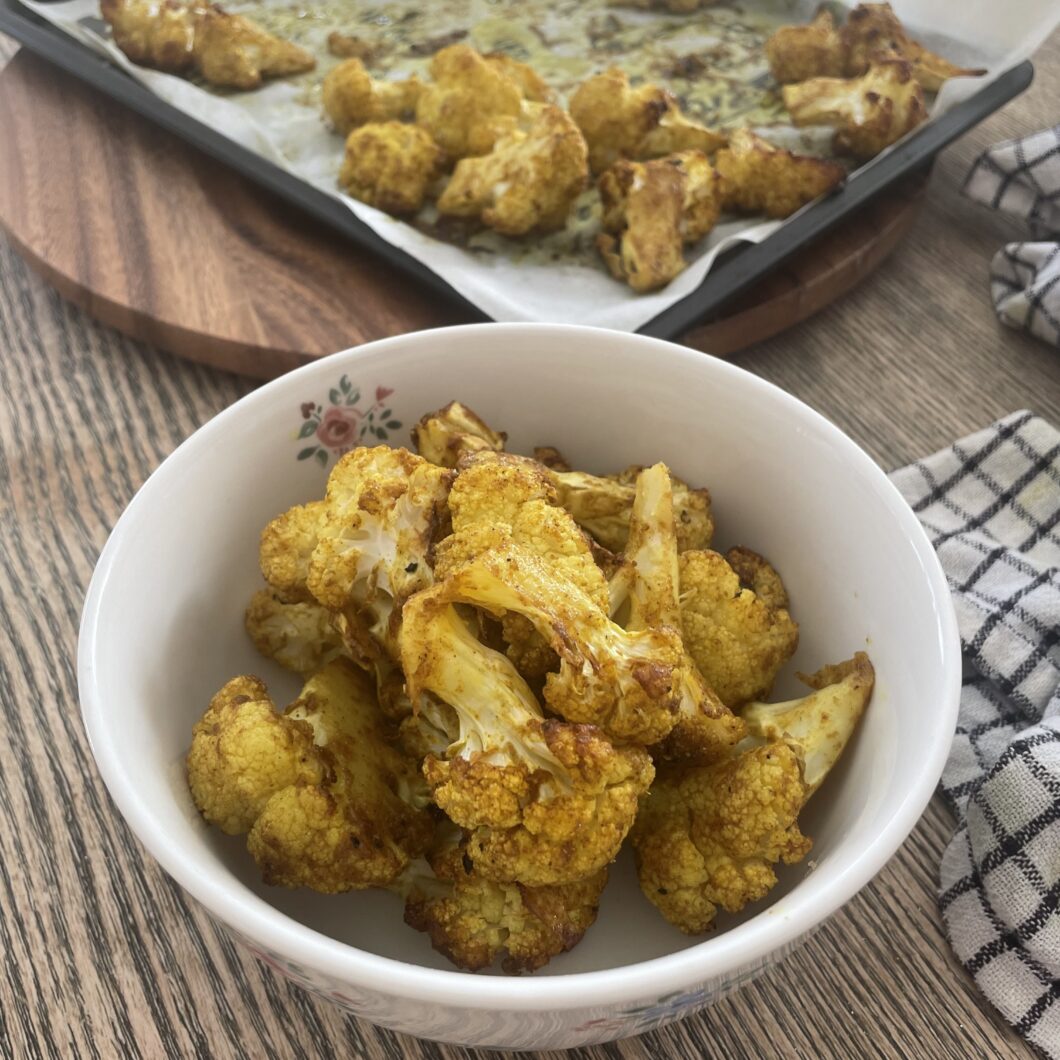 Roasted Curried Cauliflower