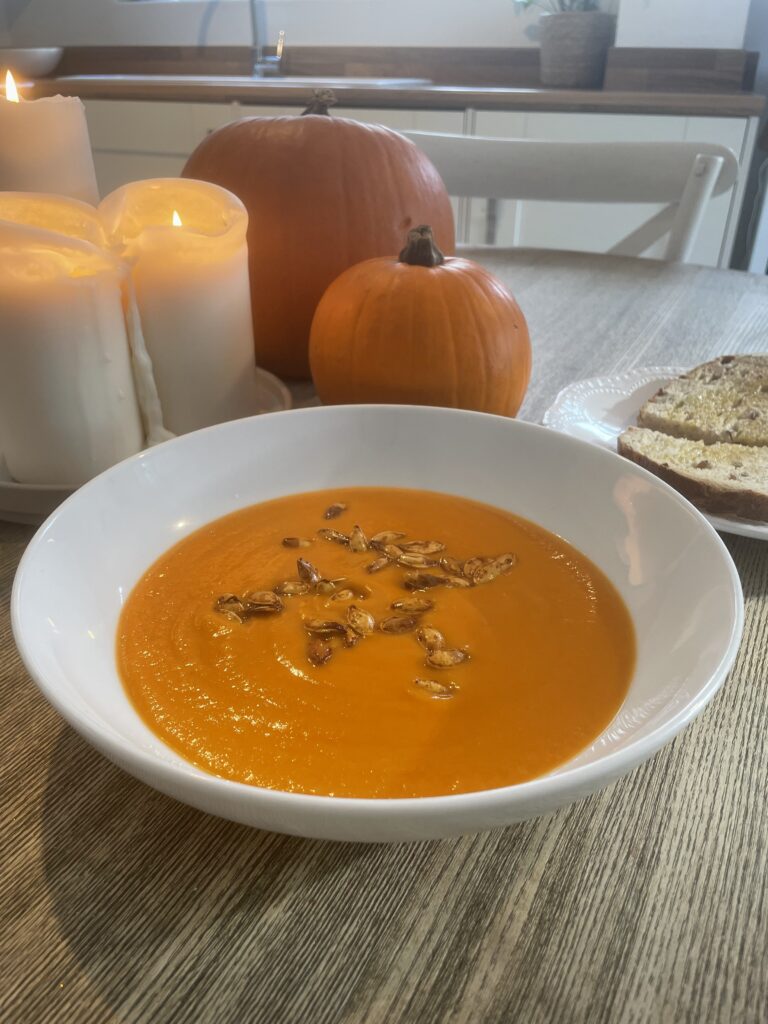 An easy, warming, autumnal recipe that is perfect for a light lunch or served up as a tasty starter.