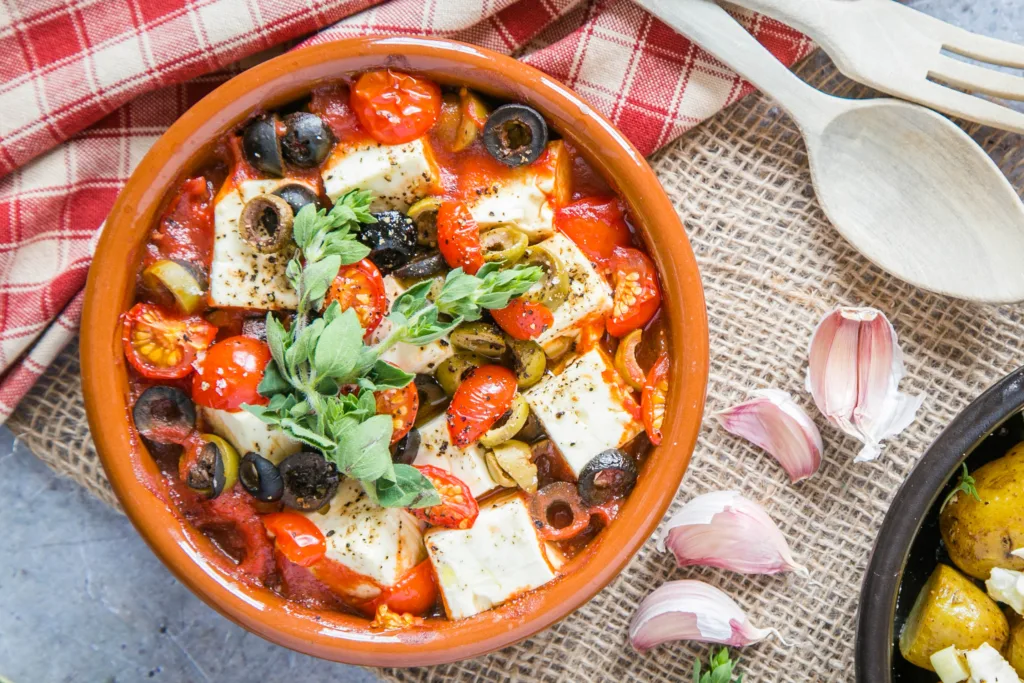 Baked Feta top down helen best shaw