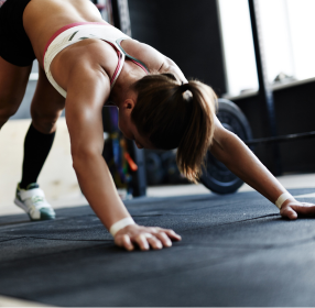 women doing yoga