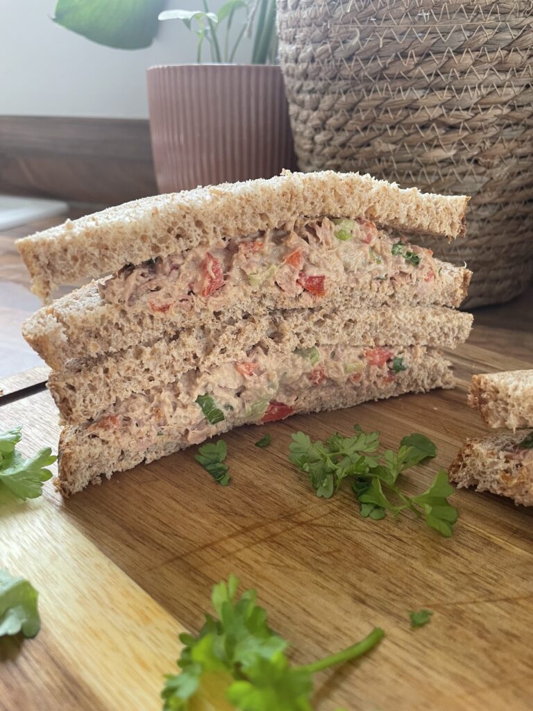 This light and flavourful tuna salad sandwich filler is the perfect twist on a classic favourite