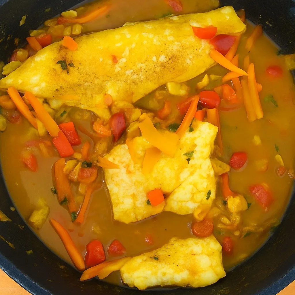 Modified Caribbean Fish Curry