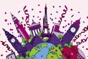 International Cookbook Website Graphic 600x400px