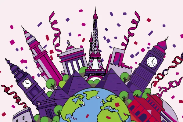 International Cookbook Website Graphic